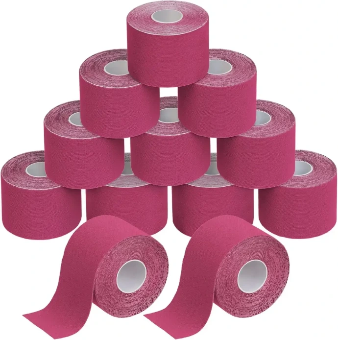 K TAPE - Bandes Adhésifs de Kinésiologie rose