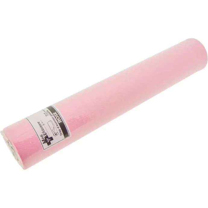 Drap d'examen plastifié rose