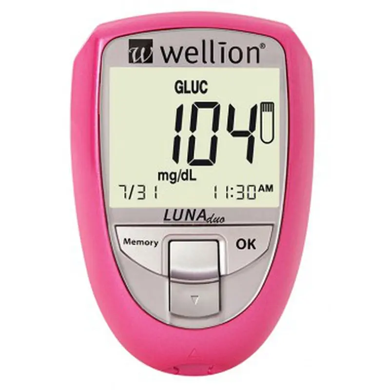 LECTEUR DE GLYCEMIE rose