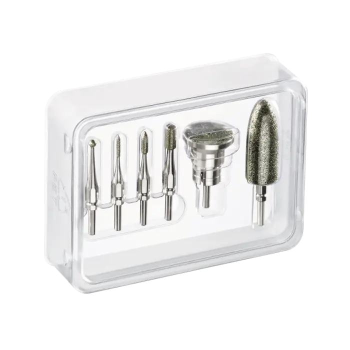 Ensemble manucure / pédicure - 6 embouts 