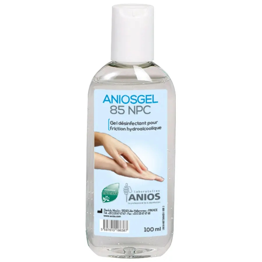 Gel hydroalcoolique Aniosgel 85 NPC (100 ml)