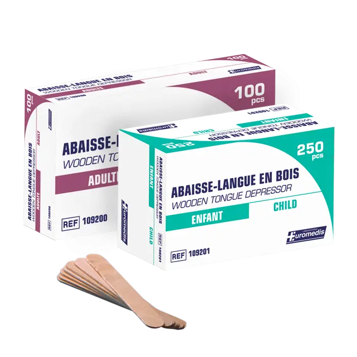 Abaisse-langue en bois 