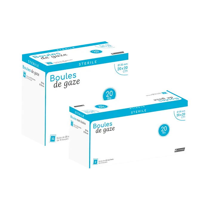 Boule de Gaze stérile T20