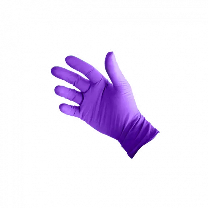 Gants Nitriles Violets - Boite de 100
