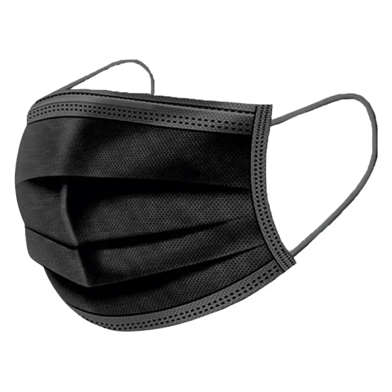 [MIIR-noir] Masque chirurgical, type IIR, non stérile - Boite de 50 (Noir)