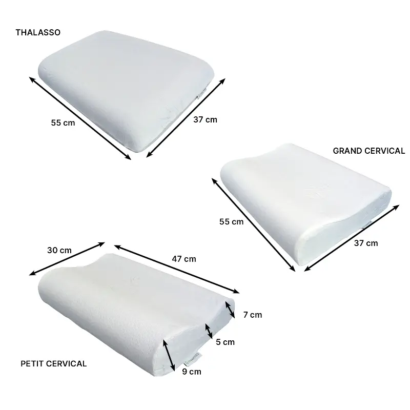 Housses de rechange pour oreillers Végélya