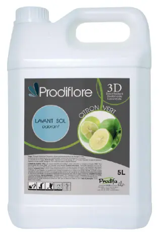 3D, Détergent, Désinfectant, Surodorant pour les sols, bidon 5L