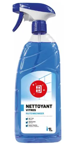 Nettoyant pour vitres et surfaces modernes, Flacon spray 1 litre