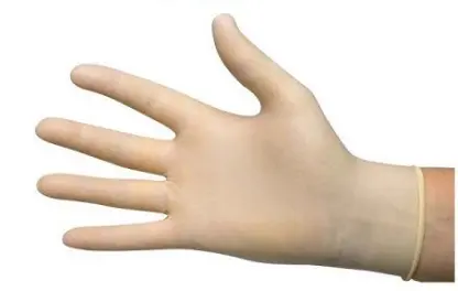 Gants Latex non poudrés Blanc -  boîte de 100