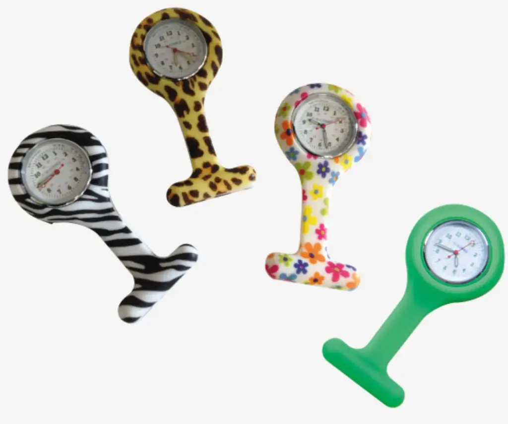 Montre analogique infirmière en silicone
