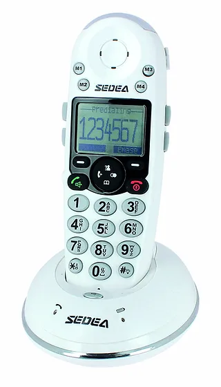 Téléphone sans fil sénior grosses touches