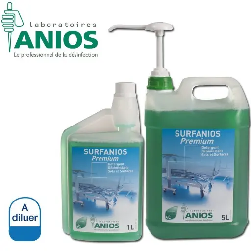 Nettoyage et désinfection des sols  Surfanios Premium 