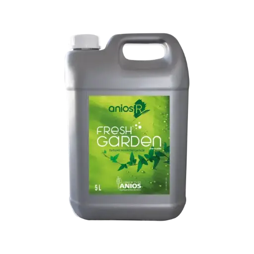 Nettoyant désinfectant parfumé - ANIOS'R FRESH GARDEN - 5 litres + pompe