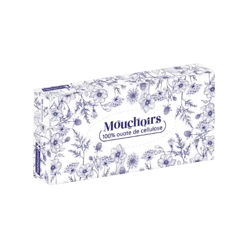 [bt-mouc] Mouchoirs en boîte distributrice de 100 - x1