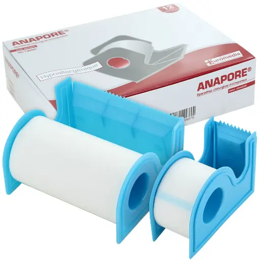 Sparadrap non tissé Microporeux avec dévidoir