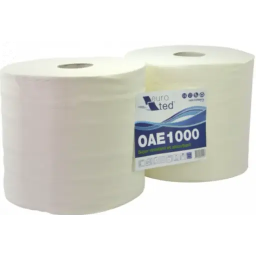 [CEL5453S] Bobine d'essuyage, 1000 formats, 24 x 28 cm  | Lot de 2 rouleaux