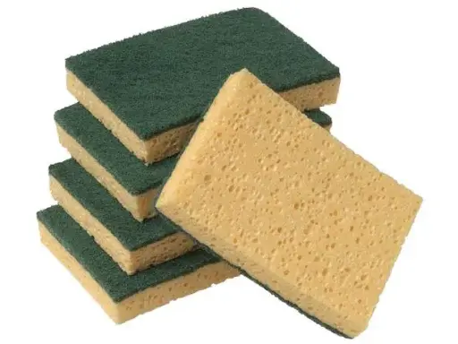 [epongVx10] Tampon éponge Végétale 110x70x24 mm  | Lot de 10