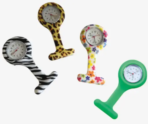 Montre analogique infirmière en silicone