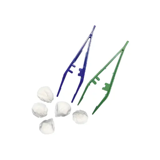 [F1500] Sets de pansements 1 pinces 5 tampons - x50 